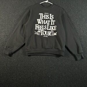 Gracie Abrams This Is What‎ It Feels Like Tour Black Crewneck Sweatshirt Size S